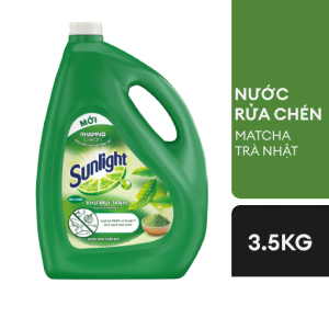 Nước rửa chén Sunlight Matcha Trà Xanh 3.5kg