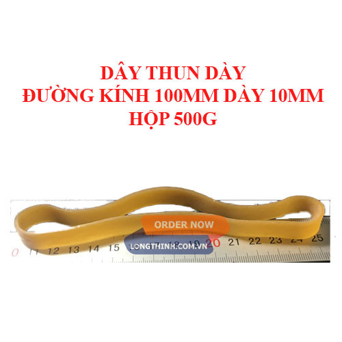 Dây thun dày đường kính 100mm, dày 10mm 1