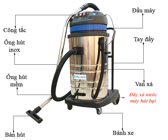 Đầu hút nước máy hút bụi 0