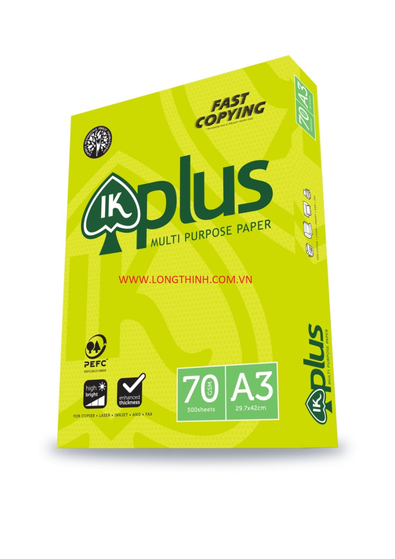Giấy IK Plus A3 70gsm 0