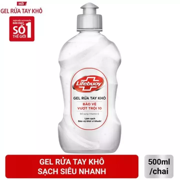 Gel rửa tay khô Lifebuoy 500ml 0