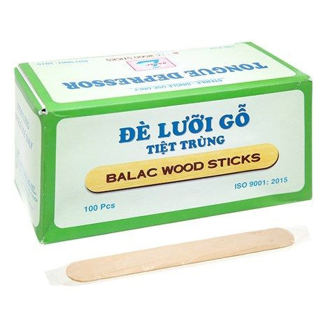 Que đè lưỡi Balac Wood Sticks - Loại lớn 0