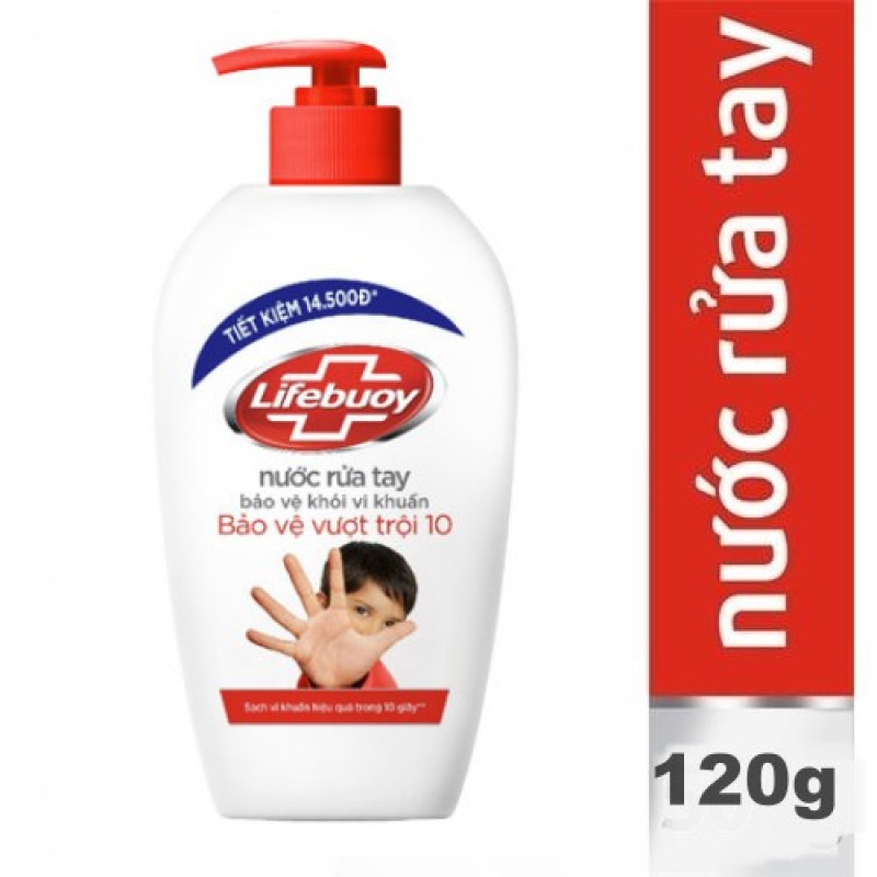 Nước rửa tay Lifebuoy bảo vệ vượt trội 120g 0