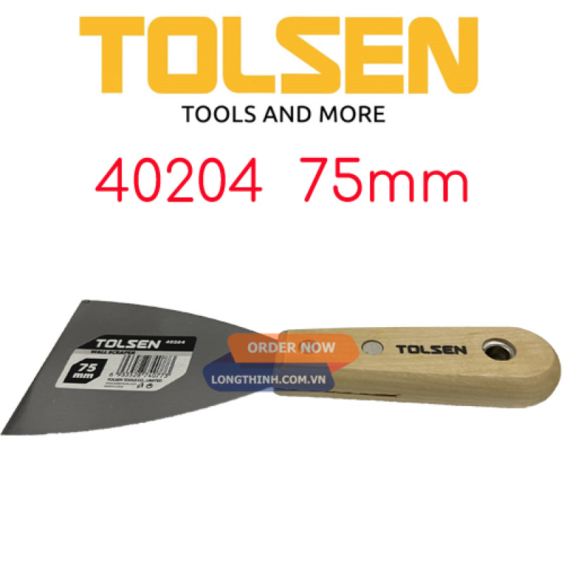 SỦI CÁN GỖ 75MM TOLSEN 40204 0