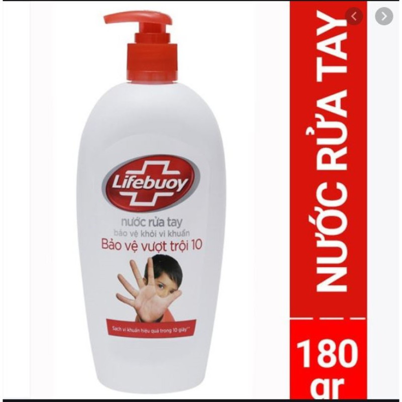 Rửa tay Lifebuoy 180g 0