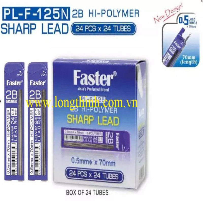Combo 2 hộp ruột chì Faster 2B 0.5 0