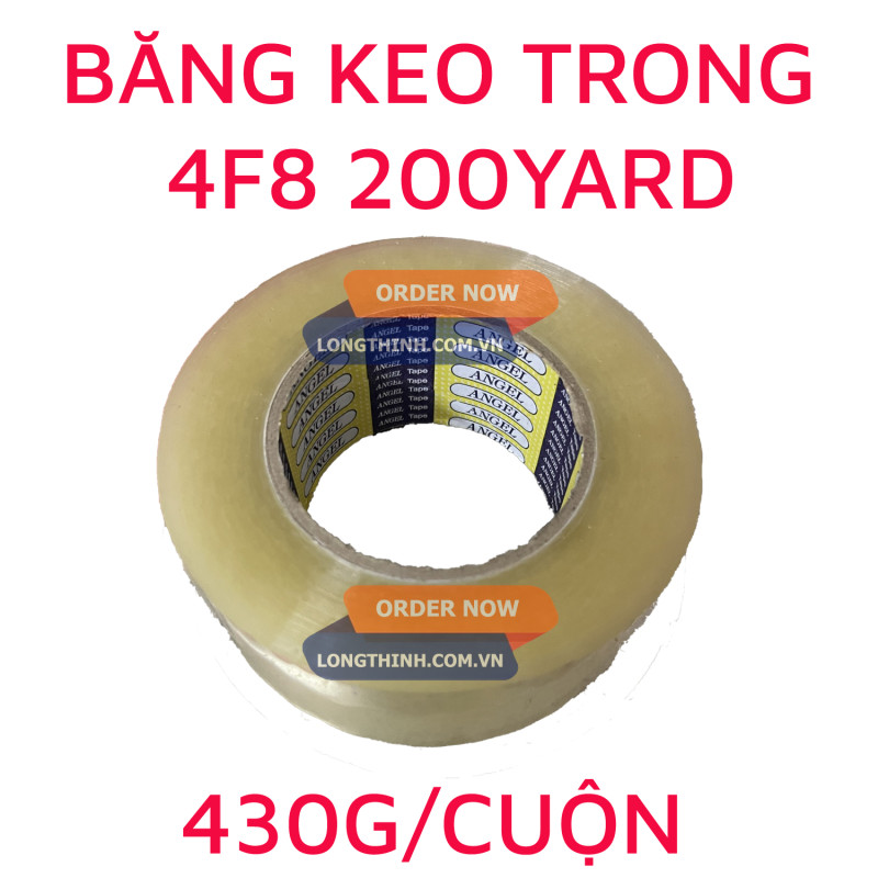 Băng keo trong 4F8 200Y (430g) 0