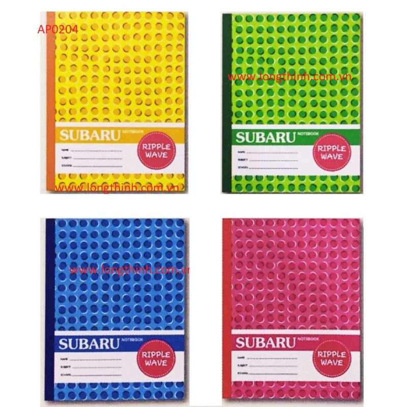 Thùng 50 quyển tập Subaru CHẤM BI 200trang 62gms 1