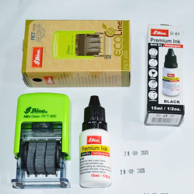 Dấu Shiny PET-300 mực CD 0