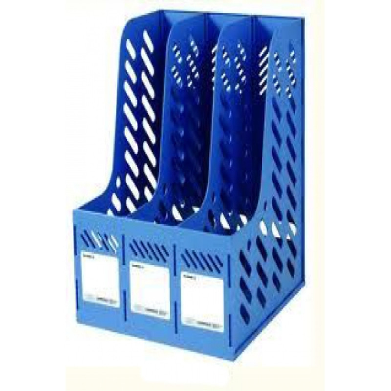 Rổ nhựa hồ sơ 3 ngăn 0