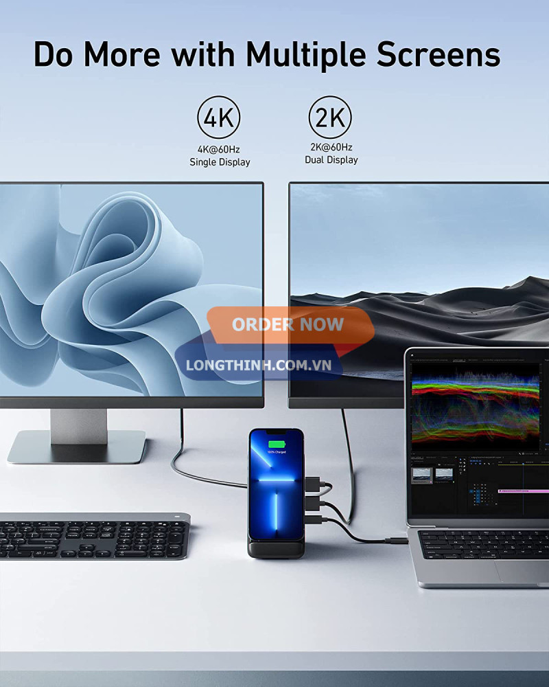 Dock sạc Anker 651 USB-C 8-in-1 5