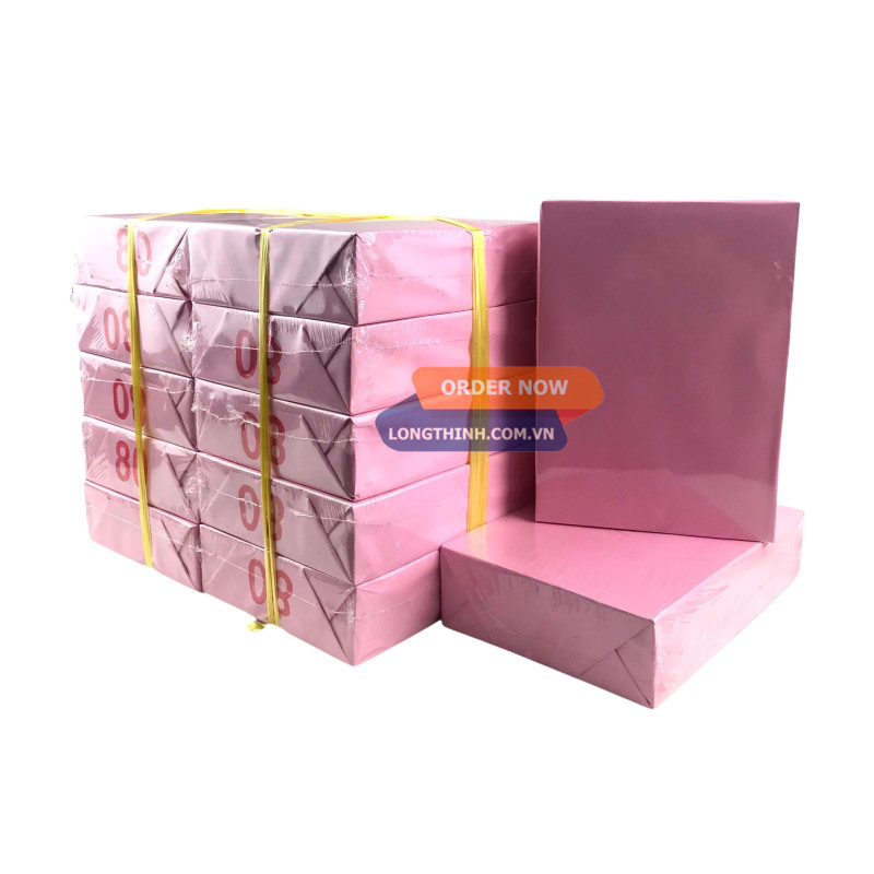 Giấy A5 màu 80gsm 0