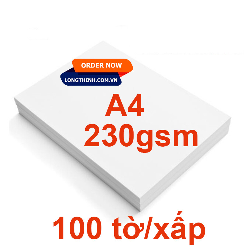 Giấy Ford A4 230gsm (100 tờ/xấp) 0
