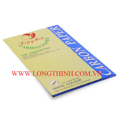 Xấp 100 tờ giấy than trắng 21x33cm