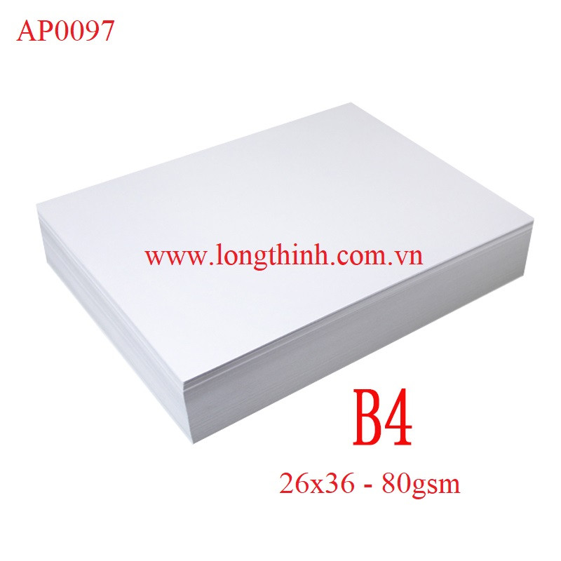 Giấy in B4 25x35cm 80gsm 0