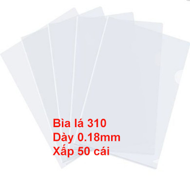 Bìa lá A4 310 dày 0.18mm 0
