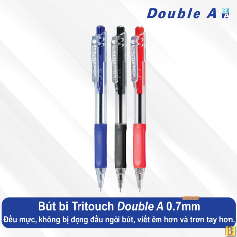 Bút bi Double A Tritouch 0.7mm