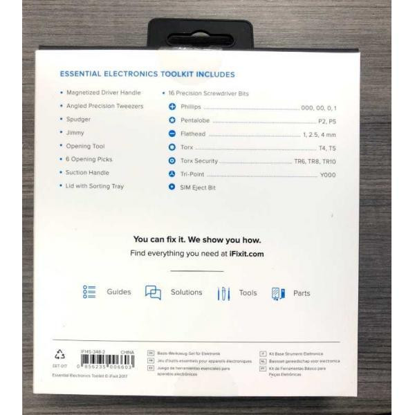 Bộ dụng cụ cần thiết sửa chữa điện thoại iFixit Essential Electronics Toolkit - 23 món 1