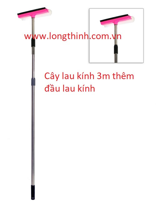 Cây lau kính 3m thêm đầu 0