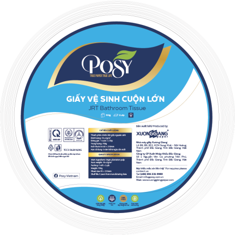 Giấy vệ sinh Posy 700g (cuộn lớn)