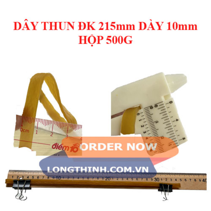 [HCM]Dây thun đk 215mm, dày 10mm 0