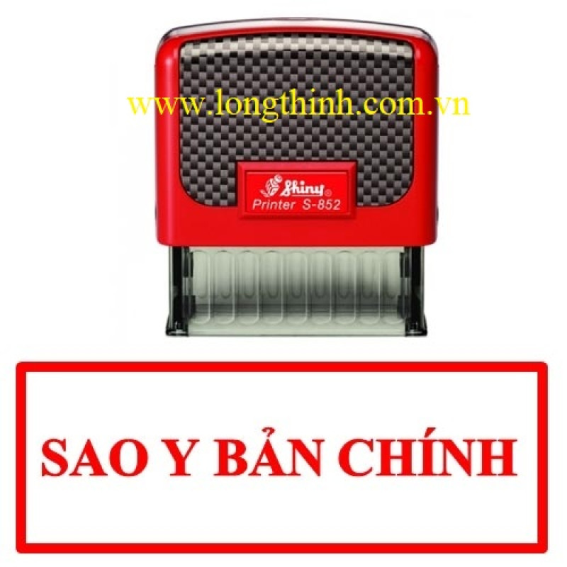 Con dấu \'SAO Y BẢN CHÍNH\' 0