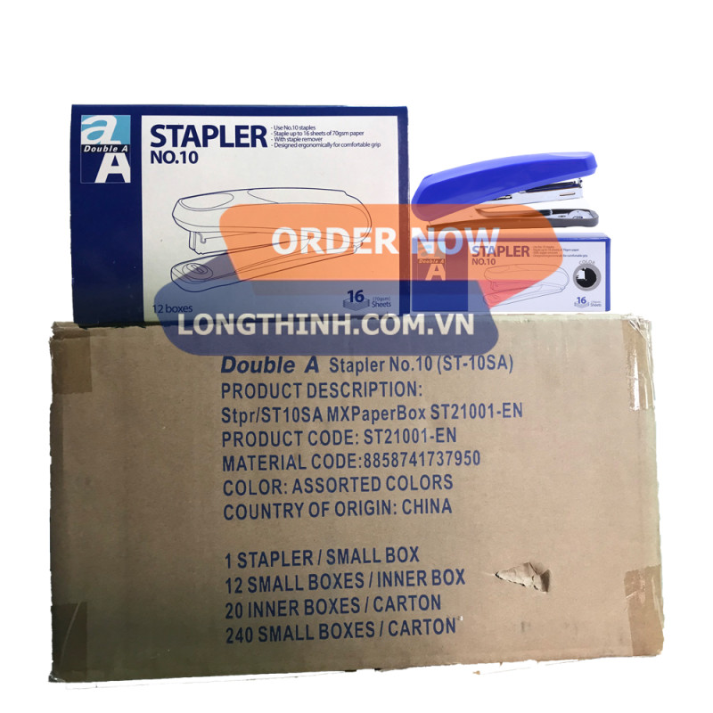 Thùng 240 bấm kim số 10 Double A 0