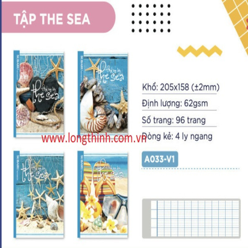 Lốc 10 tập 96 trang Subaru định lượng 82gsm 0