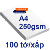 Giấy Ford A4 250gsm (100 tờ/xấp) 0