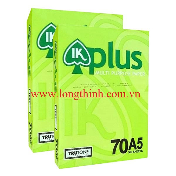 Giấy IK Plus A5 70gsm 0