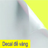 Decal giấy A4 đế vàng 0