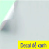 Decal giấy A4 đế xanh 0