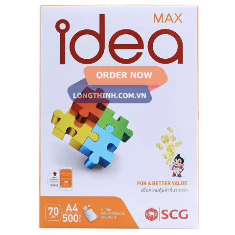 Giấy in Idea A4 70gsm