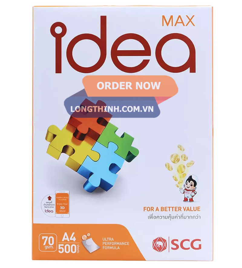 Giấy in Idea A4 70gsm 0