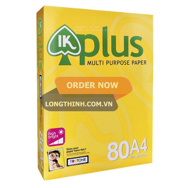 Giấy A4 IK Plus 80gsm 0