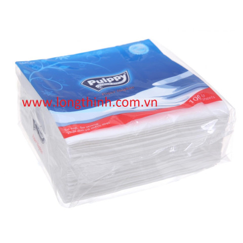 Khăn ăn Napkin Pulppy 330x330 100 tờ