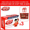 Lốc 03 xà bông cục Lifebuoy 90g tặng khăn 0