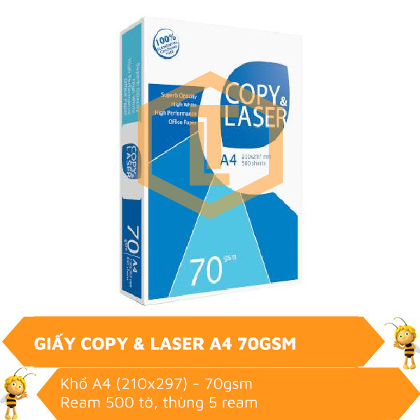 Giấy COPYLASER A4 70gsm 0