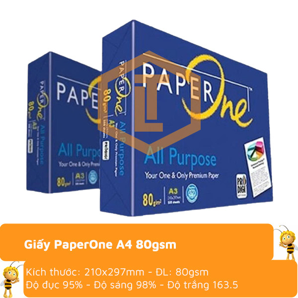 Giấy PaperOne A3 80gsm 0