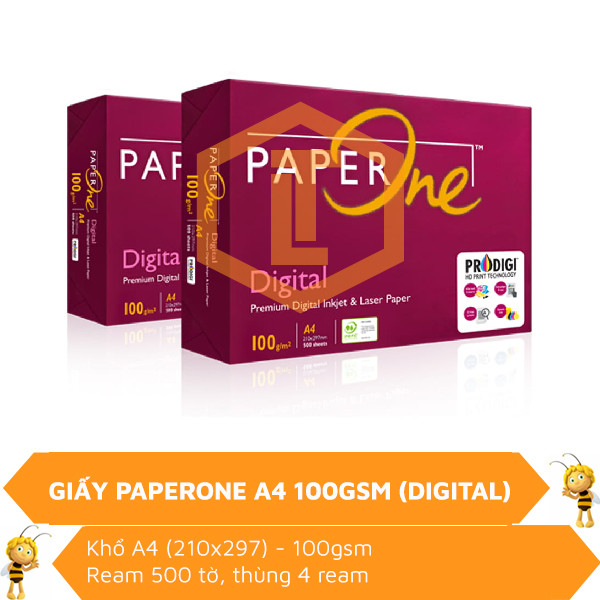 Giấy PaperOne A4 100gsm DIGITAL 0