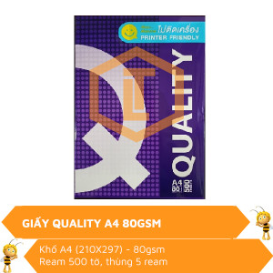 Giấy Quality A4 80gsm