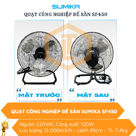 Quạt sàn công nghiệp SUMIKA SF450