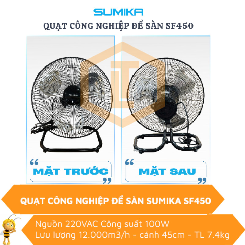 Quạt sàn công nghiệp SUMIKA SF450 0