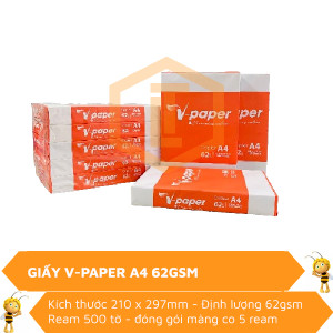Giấy V-Paper A4 62gsm