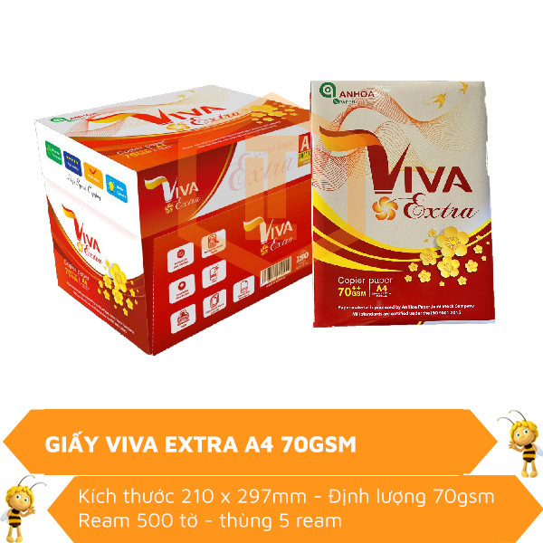 Giấy VIVA EXTRA A4 70gsm 0