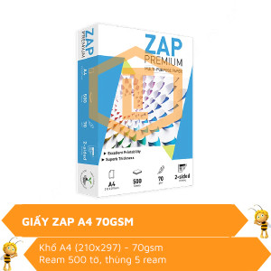 Giấy ZAP A4 70gsm