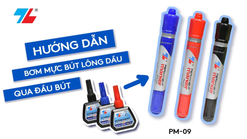 Mực lông dầu Thiên Long PMI-01 0
