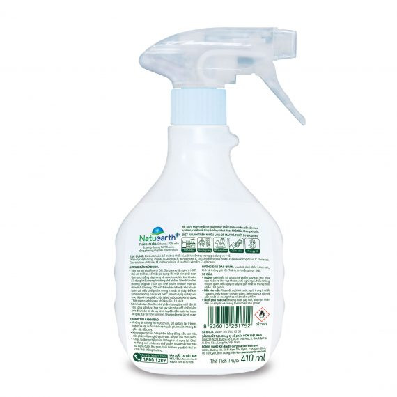 Chai xịt diệt khuẩn Natuearth 410ml 0