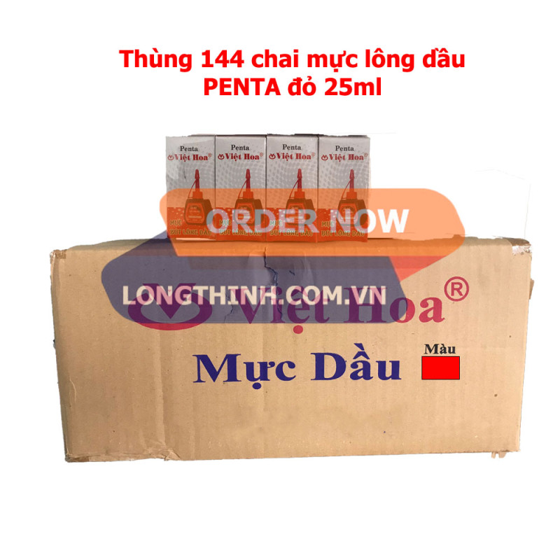 Thùng mực lông dầu Penta xanh dương 0