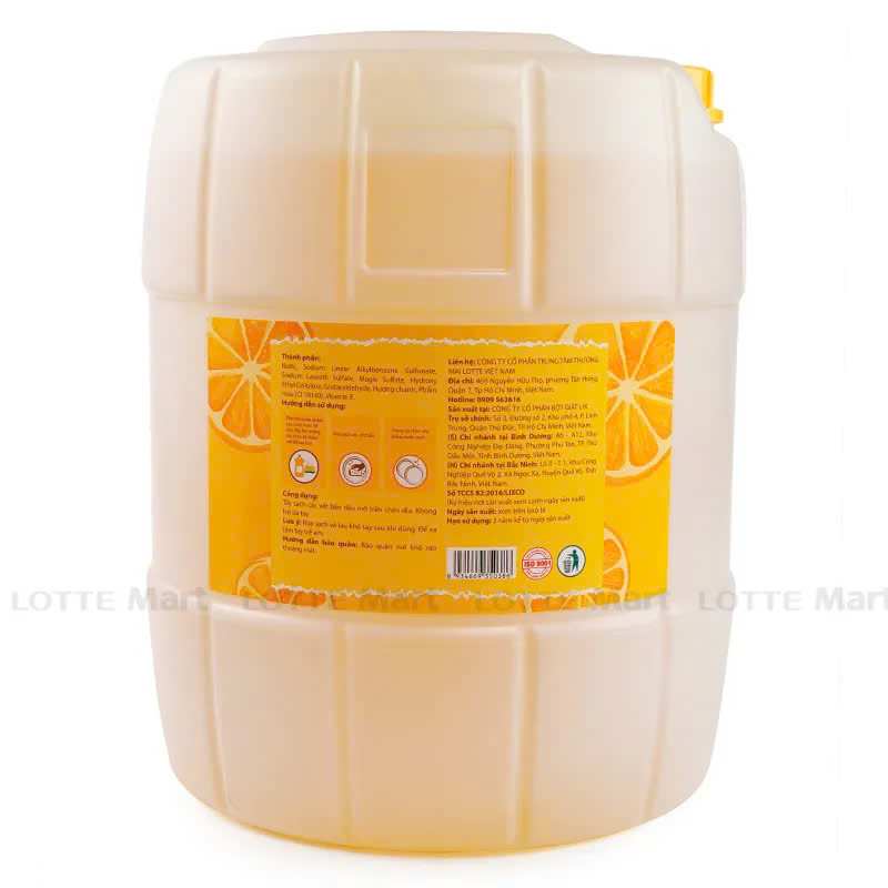 Nước Rửa Chén Choice L Haru Hương Chanh 20L 0